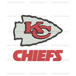 Kansas City Chiefs embroidery design, Chiefs embroidery, NFL embroidery, logo sport Png