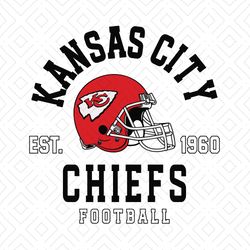 Kansas City Chiefs Football Helmet Svg