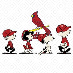Snoopy Charlie Brown St Louis Cardinals Cricut Files