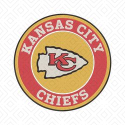 Kansas City Chiefs Token embroidery design, Kansas City Chiefs embroidery