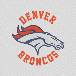 Denver Broncos Embroidery Files, NFL Logo Embroidery Designs, NFL Broncos