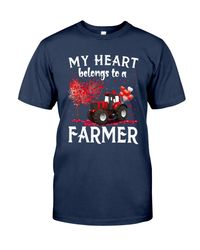 Famer Valentine - My Heart Belongs To A Farmer Ladies Flowy Tank-TC26012024006