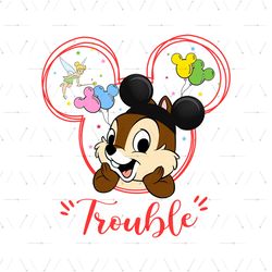 Trouble Dale Disney Mickey Head PNG