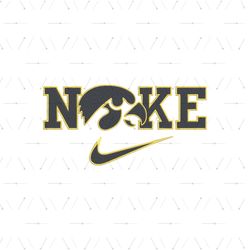 Nike x Iowa Hawkeyes Embroidery Designs Png