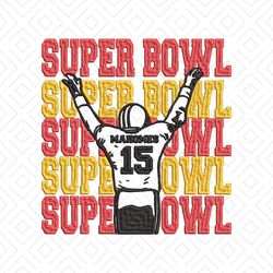 Super Bowl Embroidery design, Super Bowl Embroidery, Football design