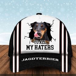 to all my haters jagdterrier custom cap, classic baseball cap all over print