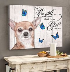 Chihuahua Matte Canvas, Dog Wall Art Prints, Canvas Wall Art Decor