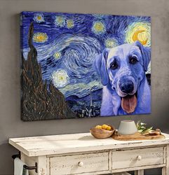 Labrador Retriever Poster & Matte Canvas, Dog Wall Art Prints, Canvas Wall Art Decor