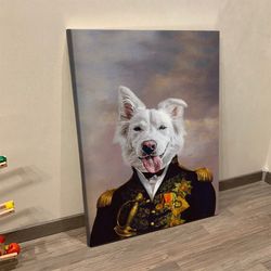 Portrait Canvas, Dog Portrait Canvas, Dog Canvas Prints, Dog Wall Art Canvas
