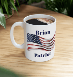 coffee mug gift red, white, blue coffee mug, patriotic coffee mug, american coffee mug, coffee gift, boss gift, gift for
