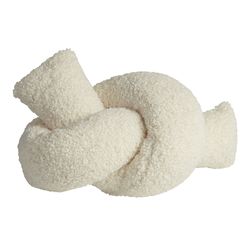 Ivory Cylindrical Knot Pillow