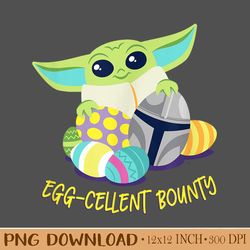 Star Wars The Mandalorian The Child Pastel Easter Eggs Tank Top Design PNG. Instant Download