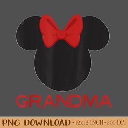 Disney Minnie Mouse Grandma Family Design PNG. Instant Download