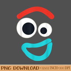 Disney and PIXAR Toy Story 4 Forky Smiling Costume Design PNG. Instant Download