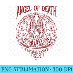 Angel Of Death Gothic Occultism For Goth Lovers - PNG Clipart - Perfect for Sublimation Art