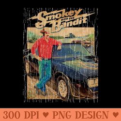 vintage smokey and the bandit - digital png artwork