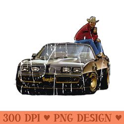 smokey and the bandit - unique png artwork