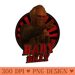 retro vintage baby billy - png graphics download