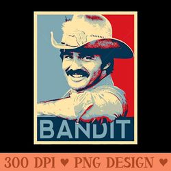 smokey and the bandit chase - printable png graphics