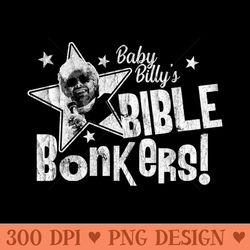 vintage baby billys bible bonkers - png file download