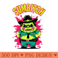 smokey bear - sublimation templates png