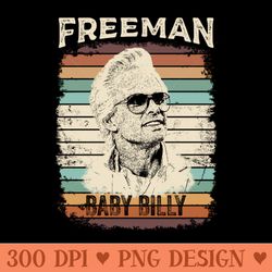 retro vintage baby billy - digital png artwork