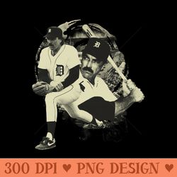 vintage tom selleck mr baseball - png templates download