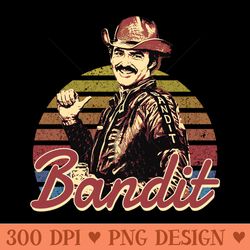smokey and the bandit burt - sublimation patterns png