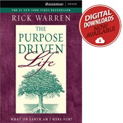The Purpose Driven Life What on Earth Am Here For ebook pdf file instant download digital product