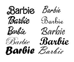 barbie font svg files, barbie laser cut files, barbie digital download