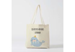 w82y tote bag child, bridesmaid bags, child bag, custom bag child, name bag, shopping baga  by atelier des amis 1