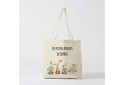 w82y tote bag child, bridesmaid bags, child bag, custom bag child, name bag, shopping baga  by atelier des amis 14