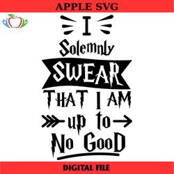 i solemnly swear that i am up to no good arrow svg