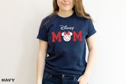 Disney Baseball Mom T-Shirt,  Minnie Best Mom Ever Shirt, Mom Shirt, Disney Mother Shirt, Disney Shirt For Magic Kingdom
