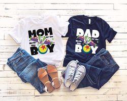 Toy Story Dad Toy Story Mom T-Shirt, Dad Mom Toy Story Birthday Tee, Family Toy Story Matching Birthday, Two Infinity an
