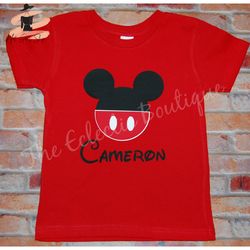 Personalized Mickey Mouse T-shirt