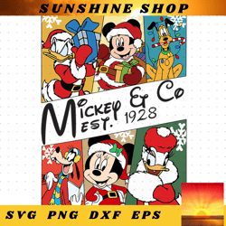 Christmas Mouse And Friends PNG , Merry Christmas Png, Christmas Mickey Png, Cartoon Movie Png, Chr 45