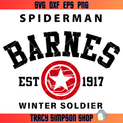 winter soldier barnes svg, bucky barnes logo svg, super hero