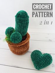 CROCHET PATTERN Cactus penis toy Love toy - Amigurumi tutorial PDF file