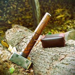 Handmade Carbon steel Viking Hammer with Kalapax face | Thor Hammer | Unique