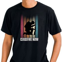 Unisex t-shirt | Ceasefire now | Stop War | Free Gaza