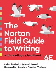The Norton Field Guide to Writing with Readings and Handbook 6th Edition PDF