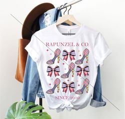 Rapunzel and co. sublimation design png shoe and bow grid png hair bow boutique modern design png dtf sublimation