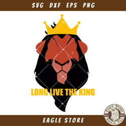 Long Live The King Svg, Scar Villains Svg, The Lion King Svg