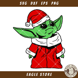 Baby Yoda Christmas Svg, Baby Santa Svg, Christmas Baby Svg