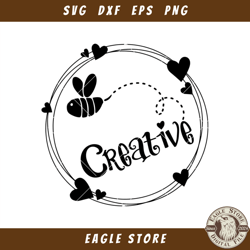 Bee Cute Creative Svg, Bee Cute Svg, Positive Quote Svg