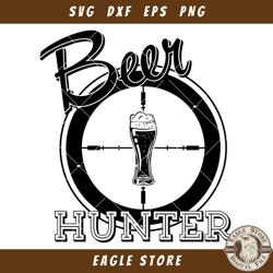 Beer Hunter Binoculars Svg, Beer Hunter Svg, Funny Beer Svg