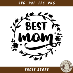 Best Mom The World Svg, Best Mom Logo Svg, Best Mom Ever