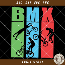 BMX Retro Art Svg, BMX Svg, Adventure Sports Svg, Bike Svg