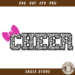 Cheerleading Girl Svg, Cheerleader Team Svg, Cheer Leopard